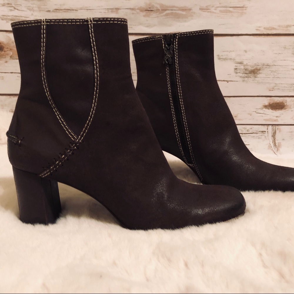 Modern Vintage Mila Turner Brown Ankle Boots 8